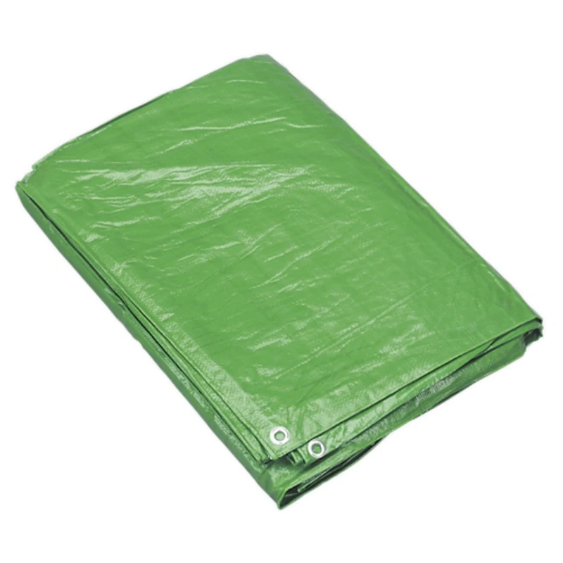 Sealey Tarpaulin 2.44 x 3.05m Green